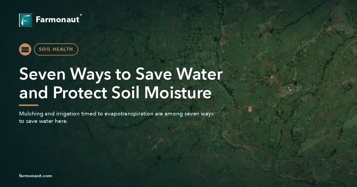 Seven Ways To Save Water And Protect Soil Moisture