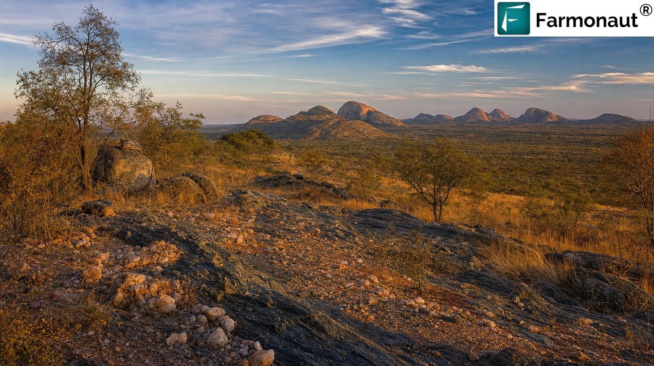 Archaean Granite-Greenstone Terrain Of The Kind Screened For Drill Programme Planning Zimbabwe Gold Operators Rely On