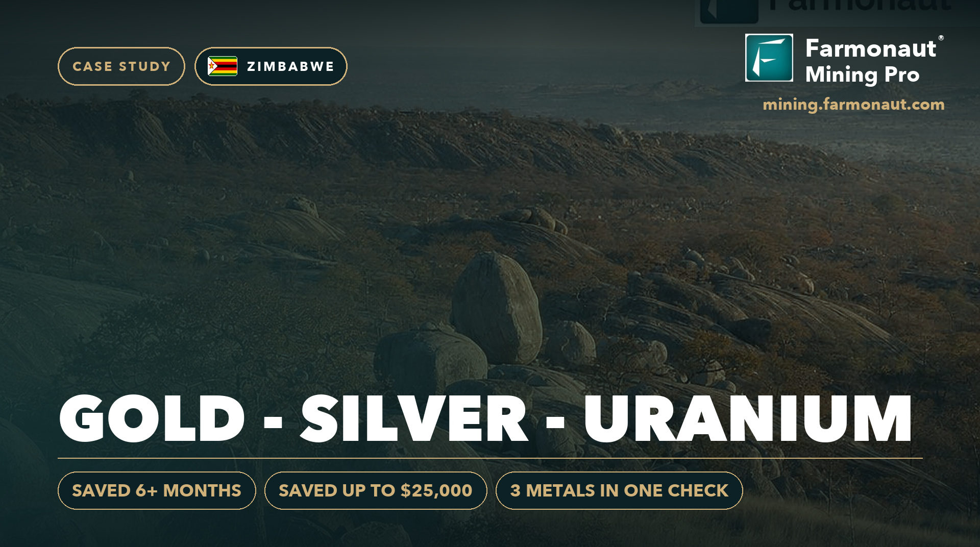 Gold - Silver - Uranium Case Study Cover, Zimbabwe - Saved 6+ Months, Saved Up To $25,000, 3 Metals In One Check