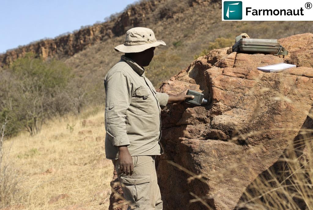 Ground Gamma-Ray Survey On A Sandstone Outcrop, The Focused Follow-Up Step That Satellite Screening Narrows Down On A Polymetallic Exploration Licence