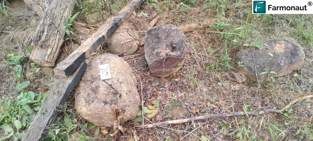 Rounded Quartz Boulders On The Ground Surface At A Ground-Truthed Target Zone