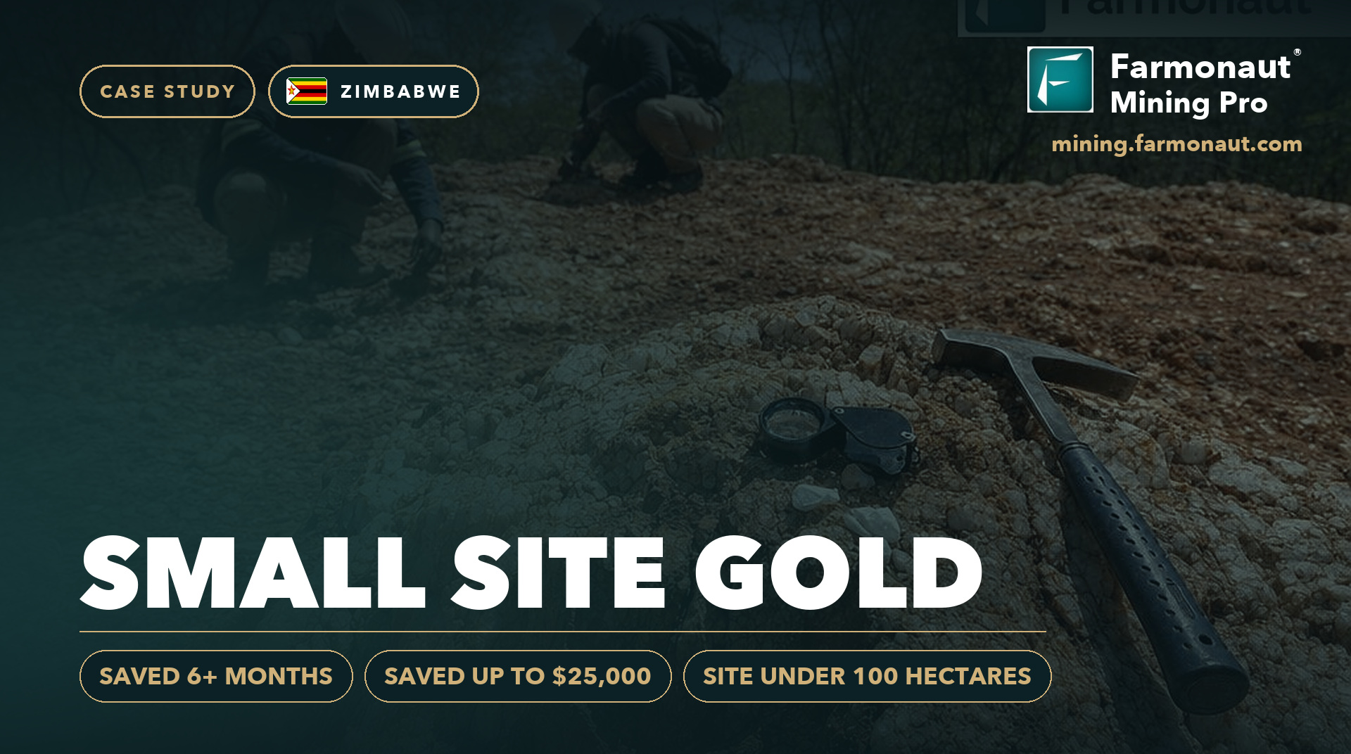 Small Site Gold Case Study Cover, Zimbabwe - Saved 6+ Months, Saved Up To $25,000, Site Under 100 Hectares