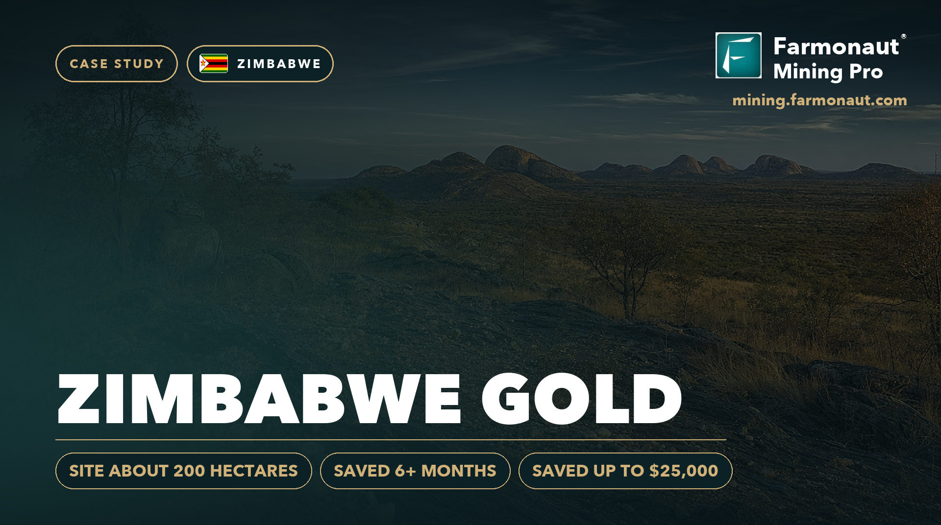 Zimbabwe Gold Case Study Cover: Drill Programme Planning On A ~200 Hectare Licence, 6+ Months And Up To $25,000 Saved