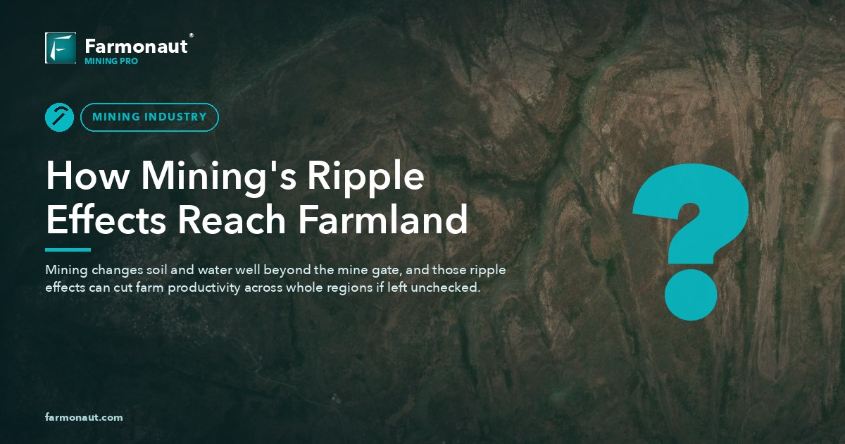 How Mining'S Ripple Effects Reach Farmland