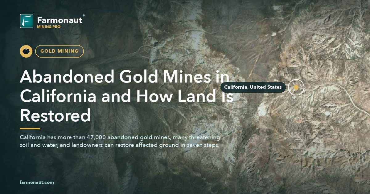 Abandoned Gold Mines In California And How Land Is Restored