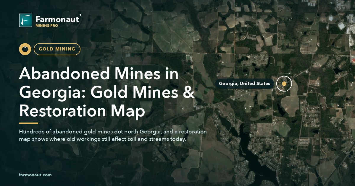 Abandoned Mines In Georgia: Gold Mines &Amp; Restoration Map