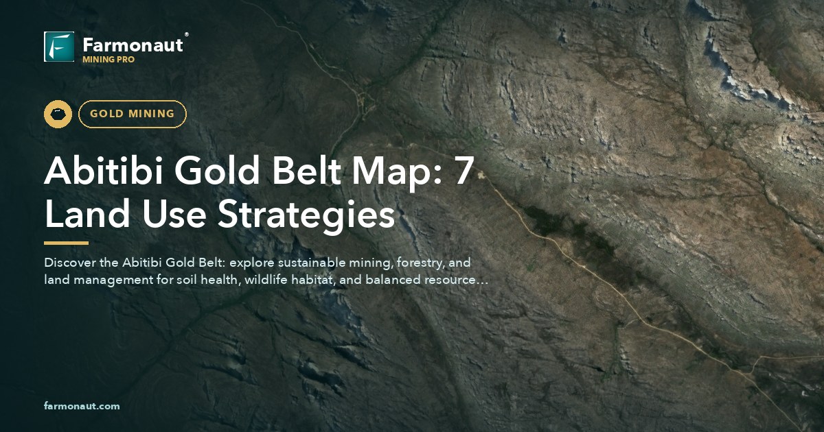 Abitibi Gold Belt Map: 7 Land Use Strategies