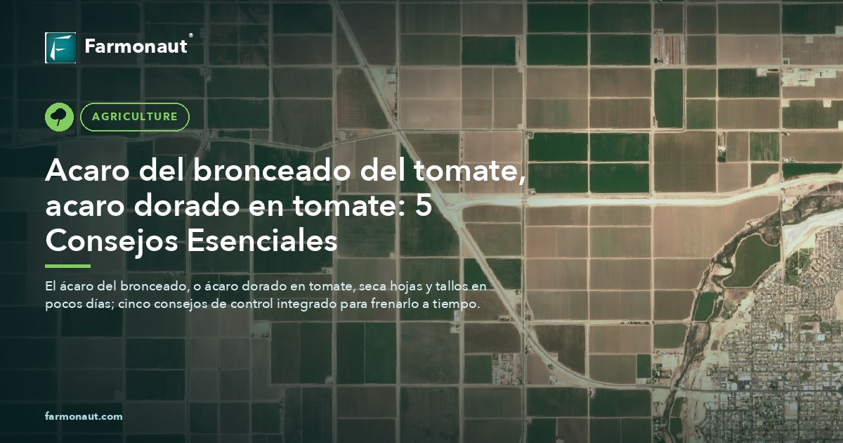 Acaro Del Bronceado Del Tomate, Acaro Dorado En Tomate: 5 Consejos Esenciales
