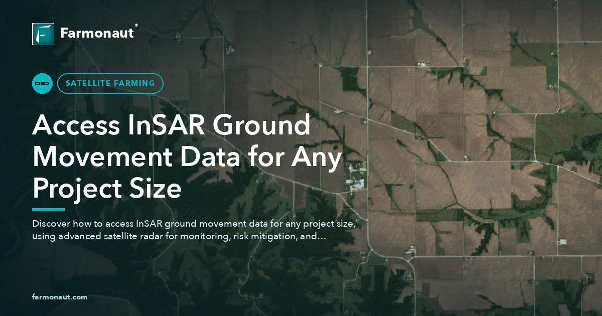 Access Insar Ground Movement Data For Any Project Size