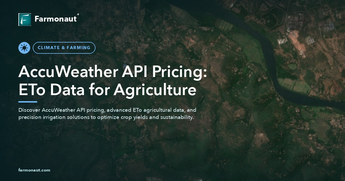 Accuweather Api Pricing: Eto Data For Agriculture