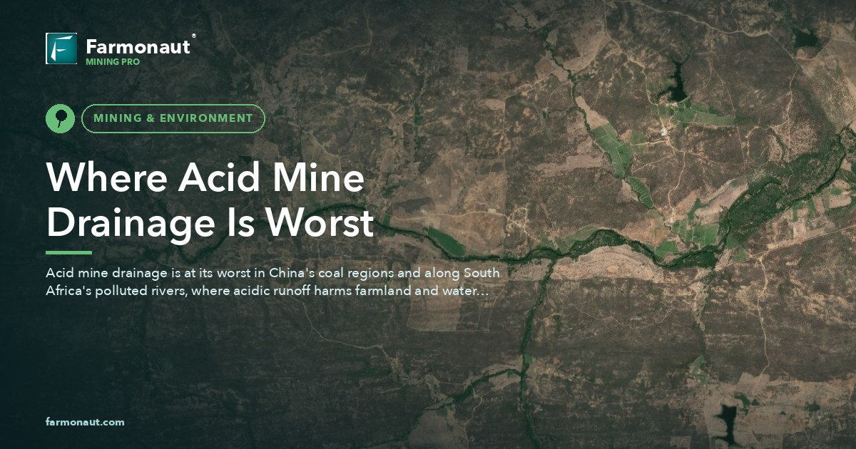Where Acid Mine Drainage Is Worst