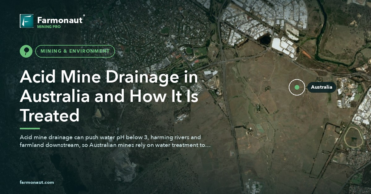 Acid Mine Drainage In Australia And How It Is Treated