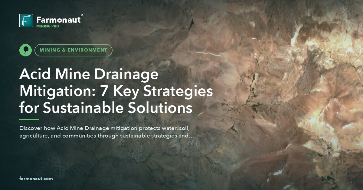 Acid Mine Drainage Mitigation: 7 Key Strategies For Sustainable Solutions