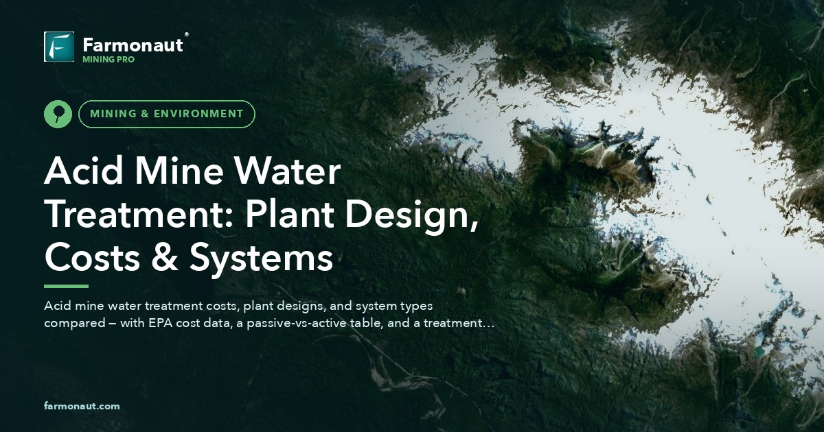 Acid Mine Water Treatment: Plant Design, Costs &Amp; Systems 57 Acid Mine Water Treatment: Plant Design, Costs &Amp; Systems