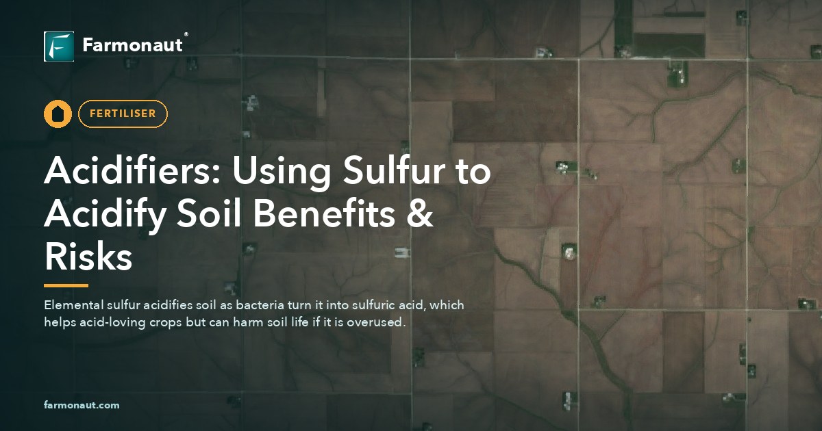 Acidifiers: Using Sulfur To Acidify Soil Benefits &Amp; Risks