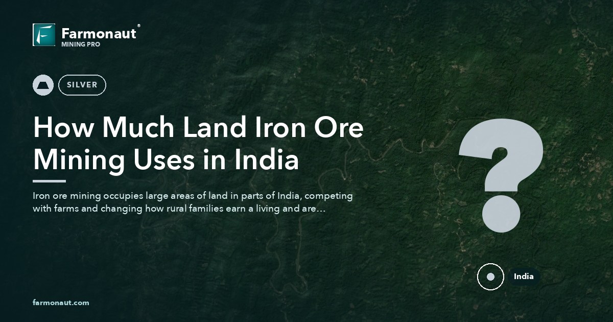 Acres In India: Iron Ore Mining, Silver Companies 84 How Much Land Iron Ore Mining Uses In India