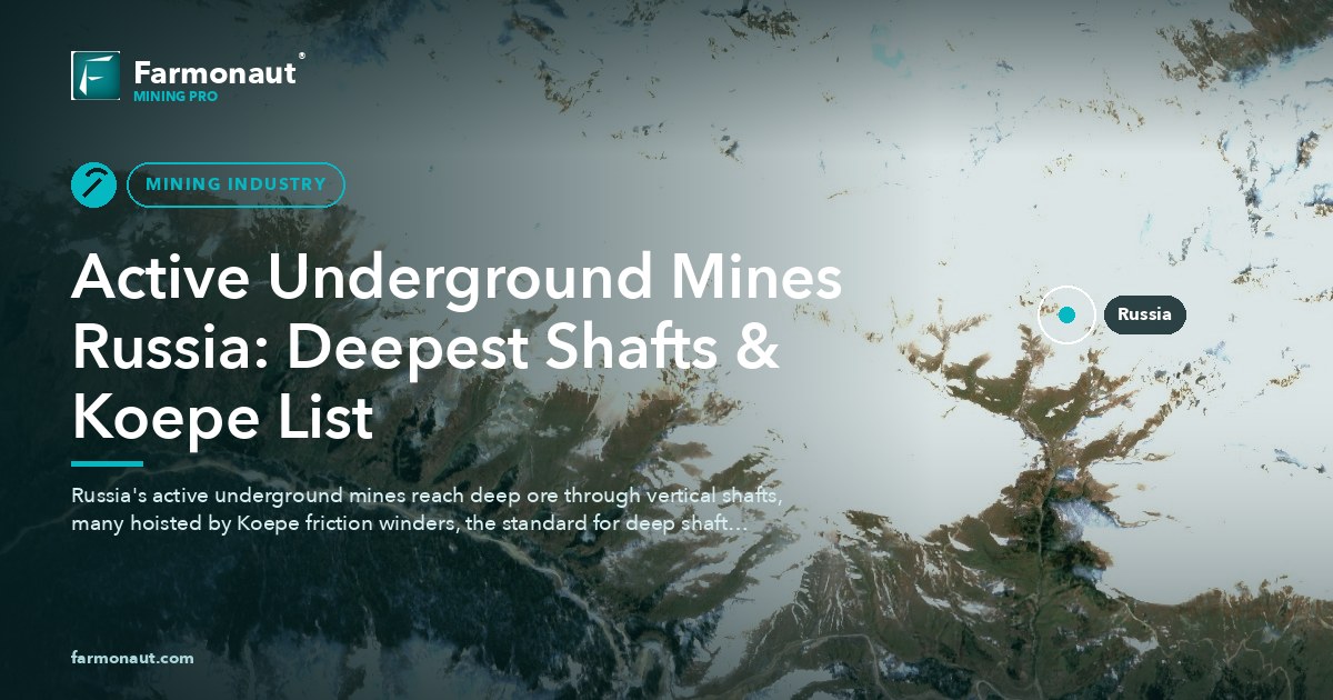 Active Underground Mines Russia: Deepest Shafts &Amp; Koepe List