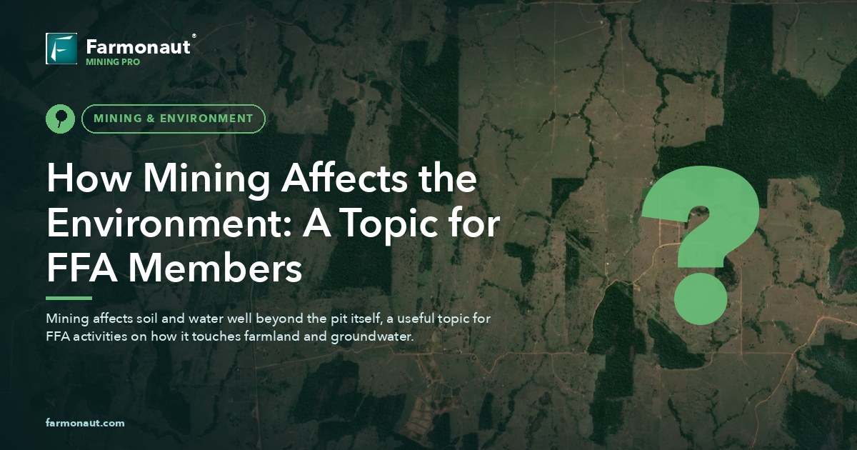 Activities In Ffa: Mining Activities' Impact On Environment 83 How Mining Affects The Environment: A Topic For Ffa Members