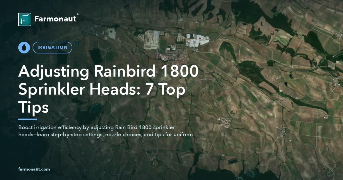 Adjusting Rainbird 1800 Sprinkler Heads: 7 Top Tips