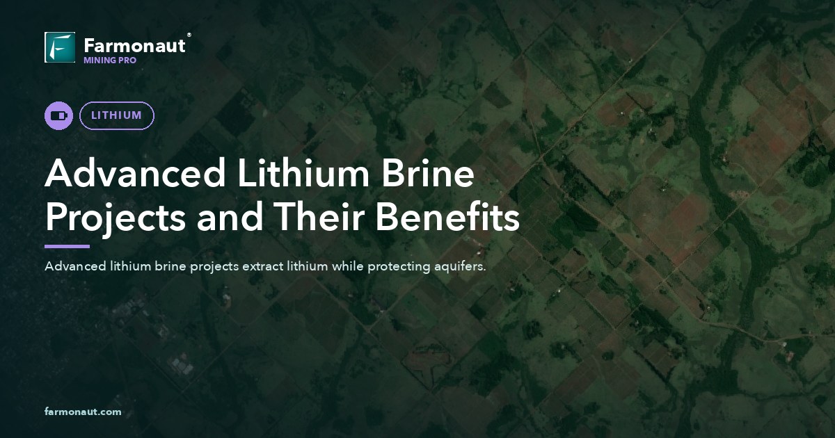 Advanced Lithium Brine Projects And Their Benefits