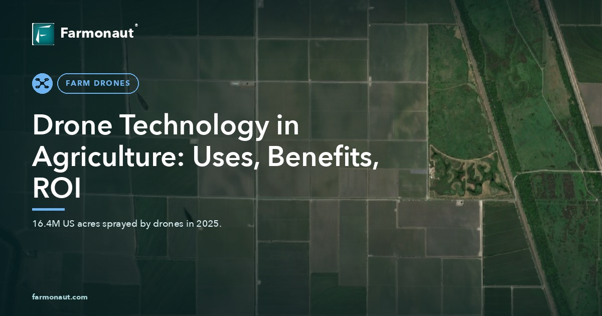 Drone Technology In Agriculture: Uses, Benefits, Roi
