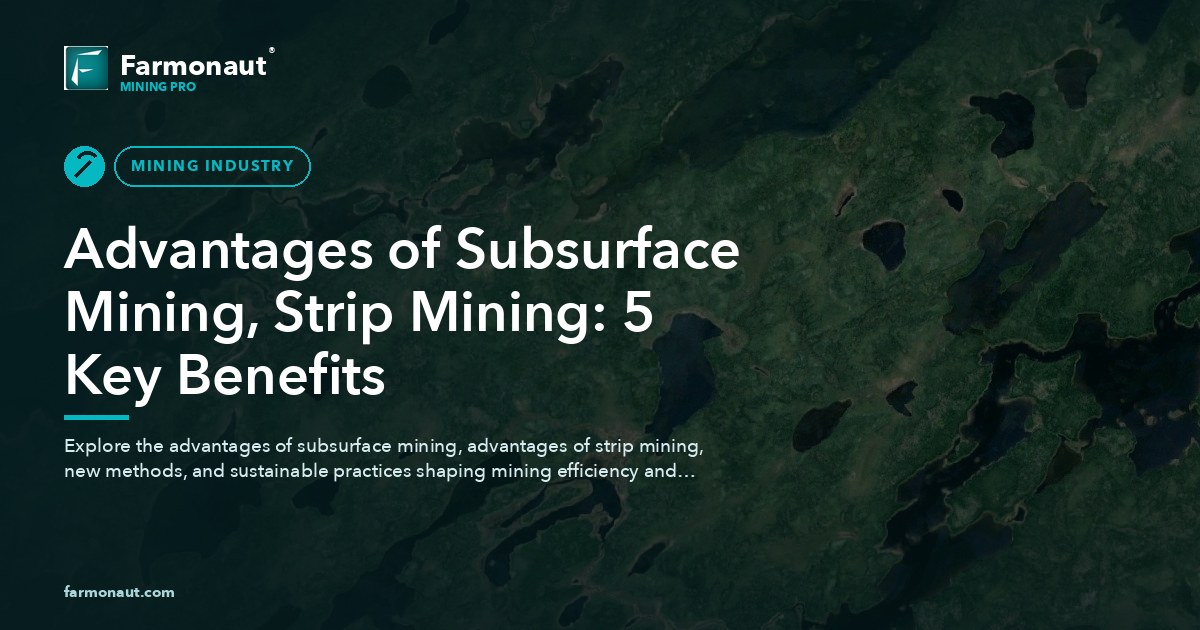 Advantages Of Subsurface Mining, Strip Mining: 5 Key Benefits