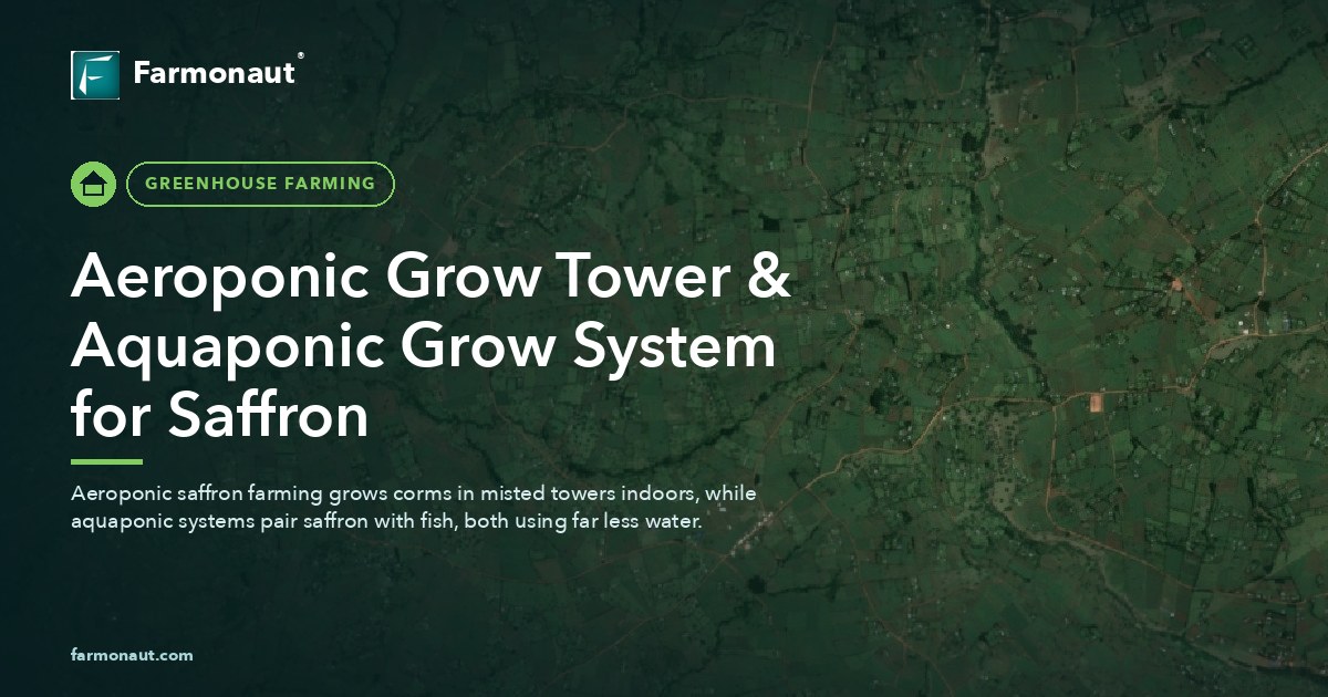 Aeroponic Grow Tower &Amp; Aquaponic Grow System For Saffron