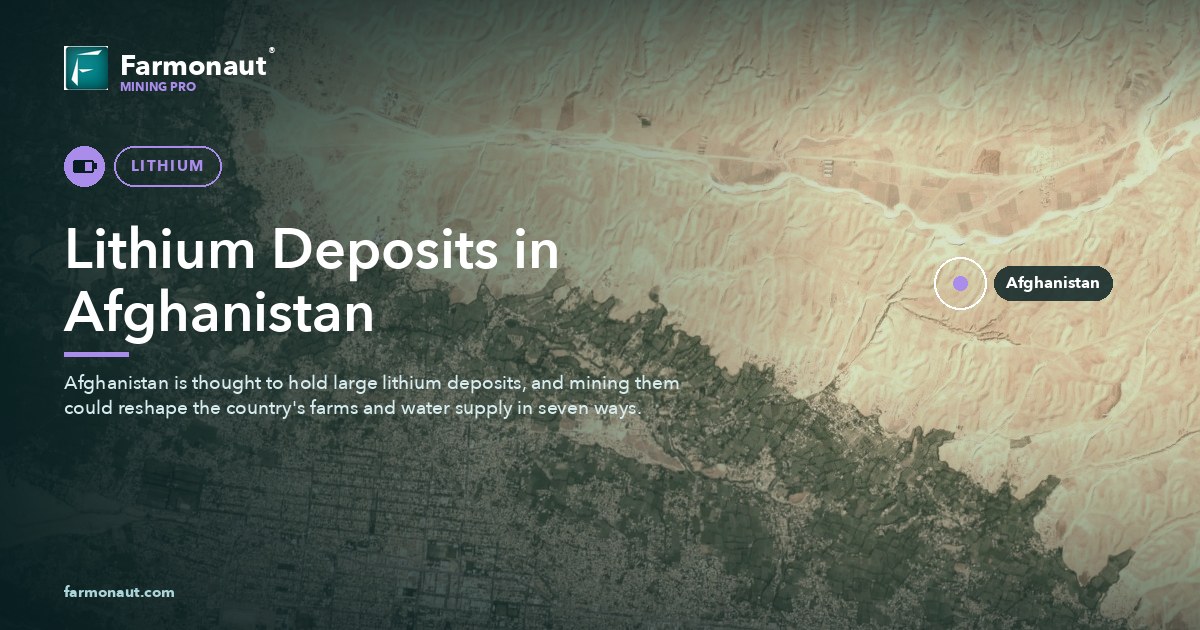 Afghanistan Lithium Deposits: 7 Impacts On Farming &Amp; Water 71 Lithium Deposits In Afghanistan