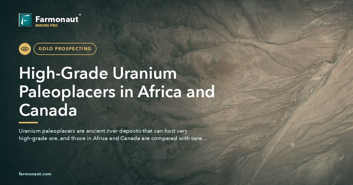 High-Grade Uranium Paleoplacers In Africa And Canada