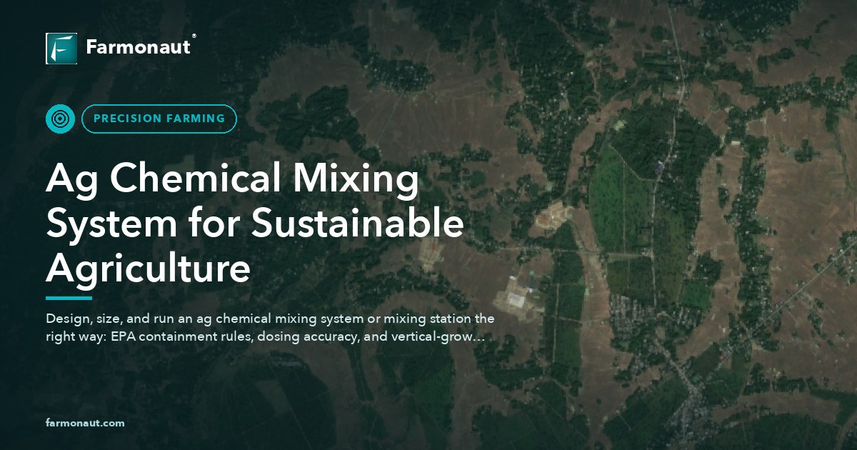 Ag Chemical Mixing System For Sustainable Agriculture