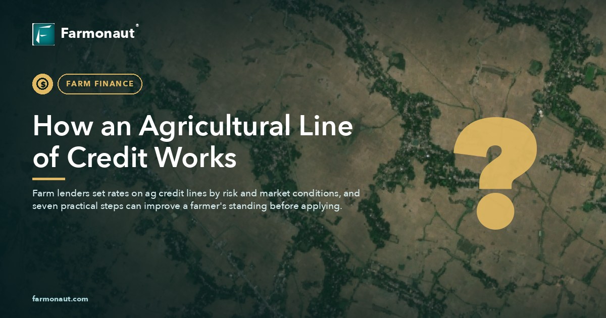How An Agricultural Line Of Credit Works