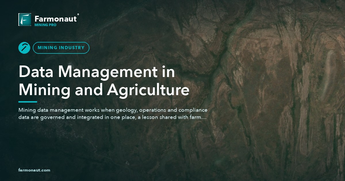 Data Management In Mining And Agriculture