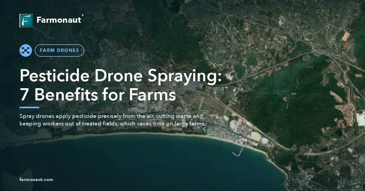 Pesticide Drone Spraying: 7 Benefits For Farms