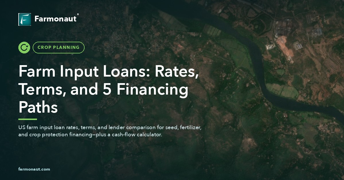 Farm Input Loans: Rates, Terms, And 5 Financing Paths