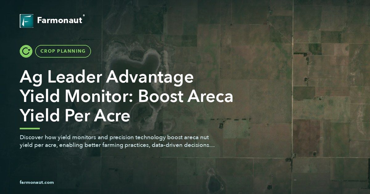 Ag Leader Advantage Yield Monitor: Boost Areca Yield Per Acre