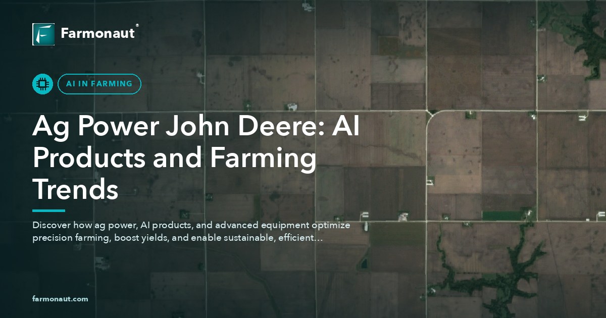 Ag Power John Deere: Ai Products And Farming Trends