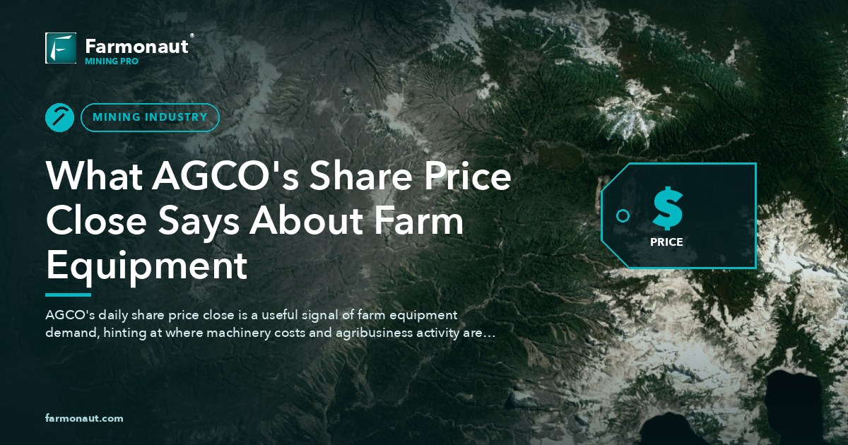 What Agco'S Share Price Close Says About Farm Equipment