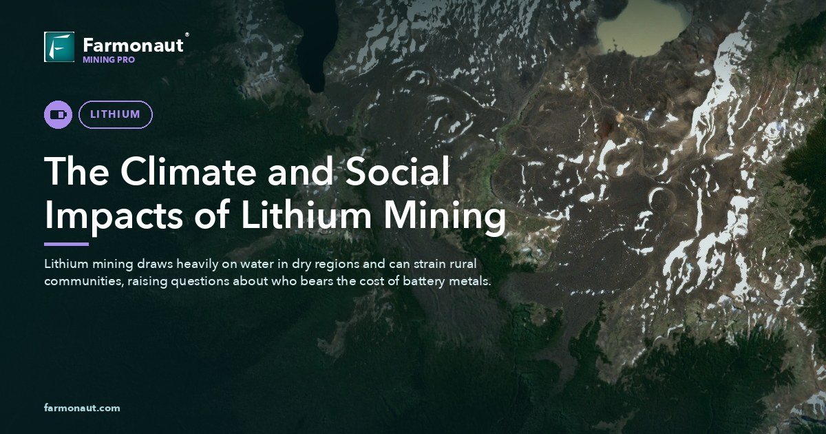 Agimpacts: Climate Change &Amp; Social Impacts Of Lithium Mining 65 The Climate And Social Impacts Of Lithium Mining