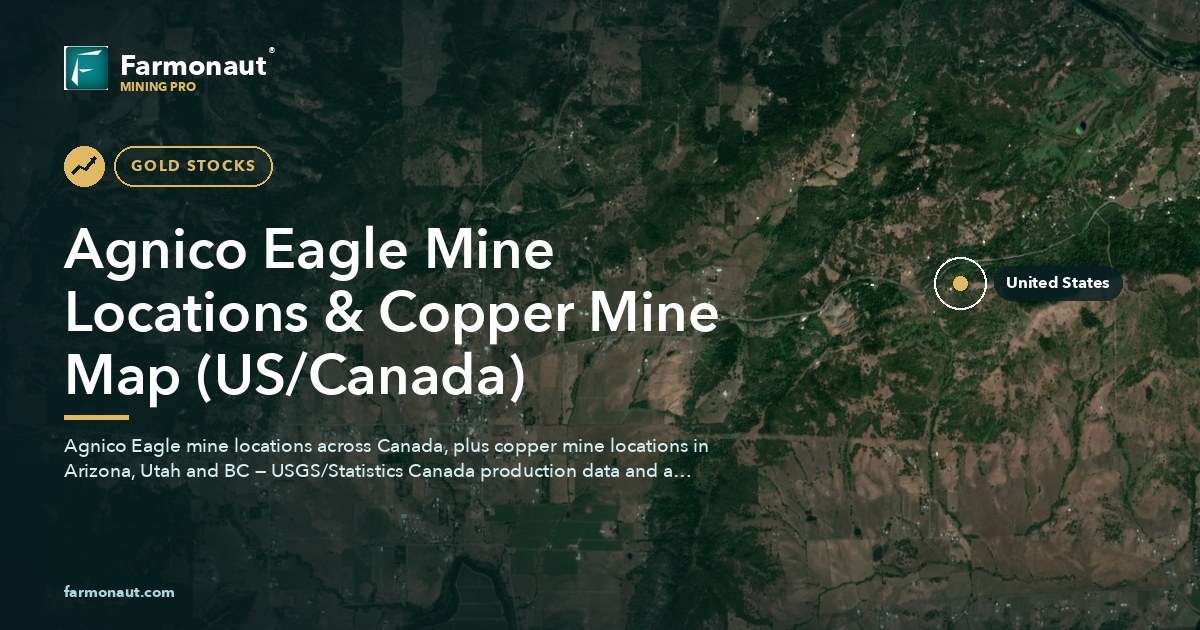 Agnico Eagle Mine Locations &Amp; Copper Mine Map (Us/Canada)