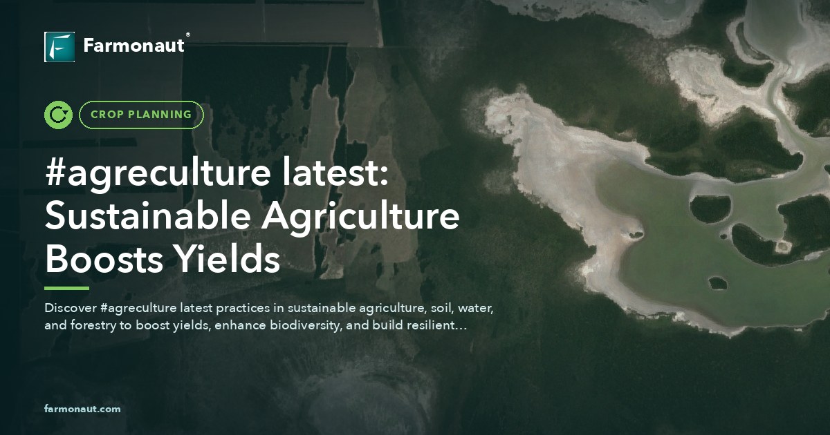 #Agreculture Latest: Sustainable Agriculture Boosts Yields