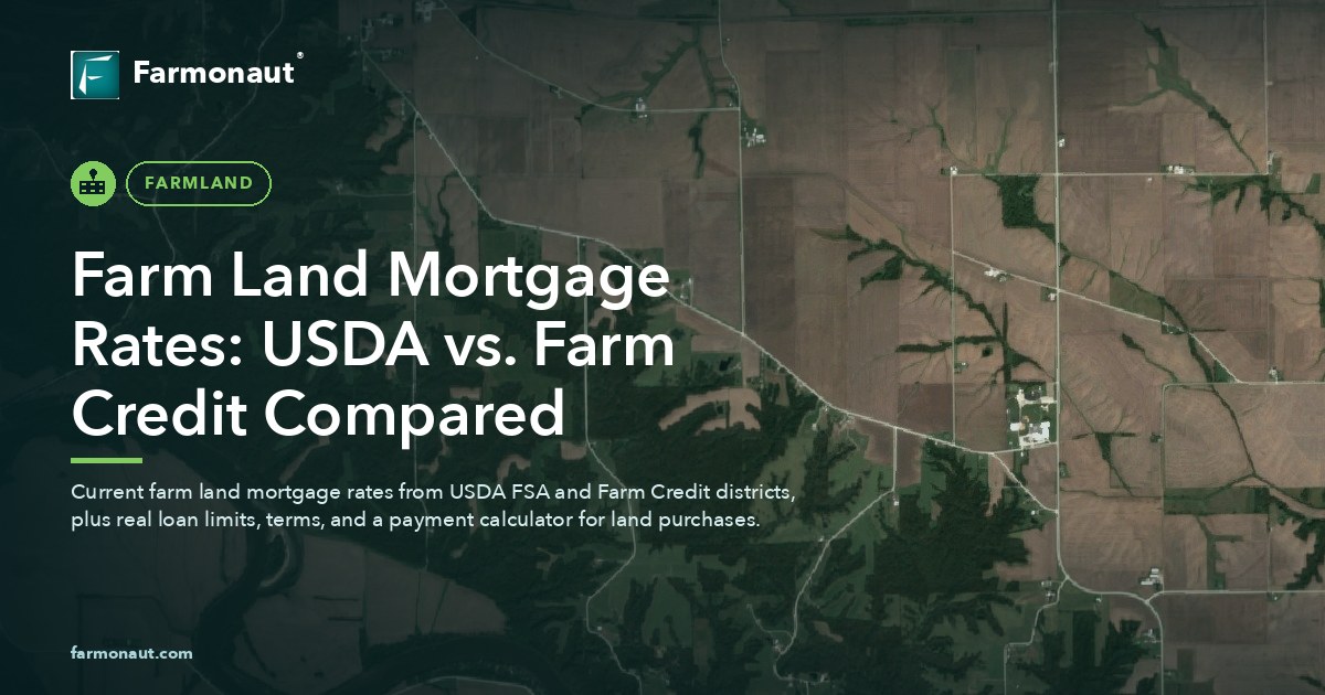 Farm Land Mortgage Rates: Usda Vs. Farm Credit Compared