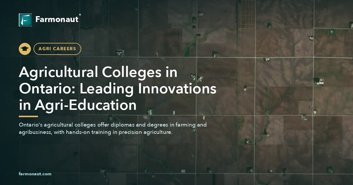 Agricultural Colleges In Ontario: Leading Innovations In Agri-Education