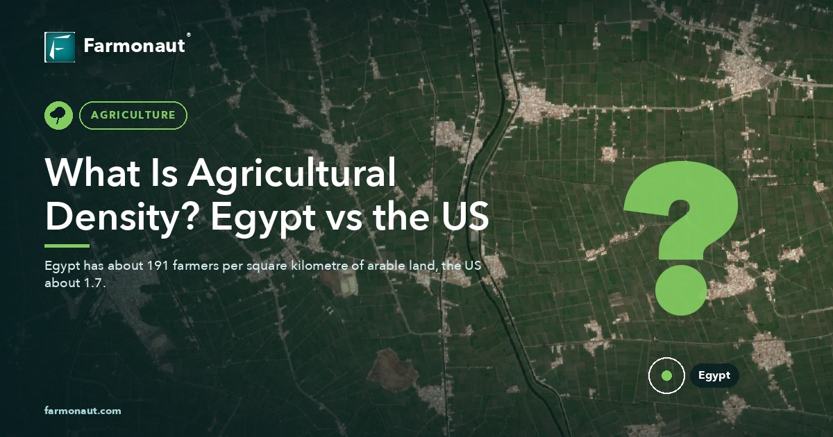 What Is Agricultural Density? Egypt Vs The Us