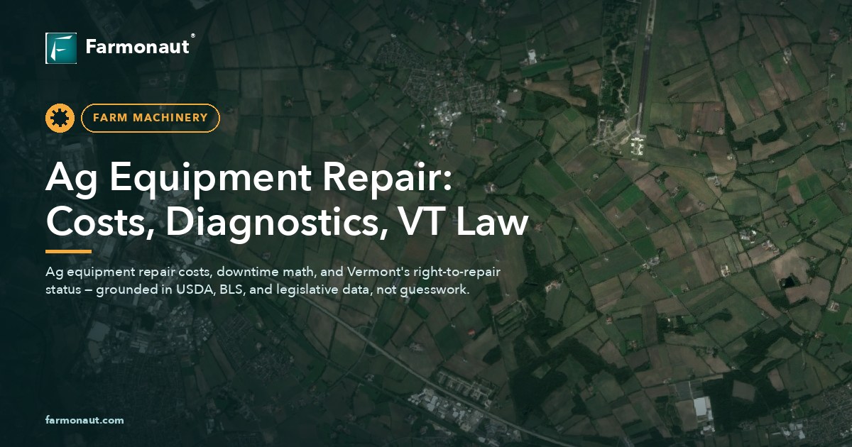 Ag Equipment Repair: Costs, Diagnostics, Vt Law