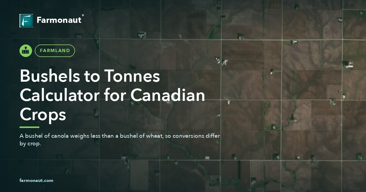 Bushels To Tonnes Calculator For Canadian Crops
