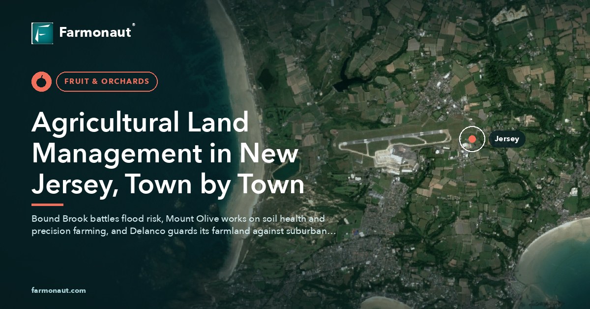 Agricultural Land Management In New Jersey, Town By Town