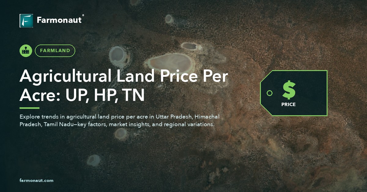 Agricultural Land Price Per Acre: Up, Hp, Tn