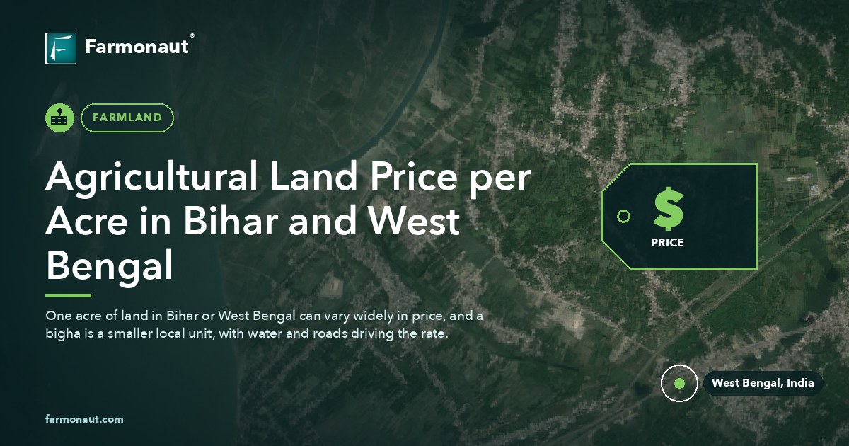Agricultural Land Price Per Acre In Bihar And West Bengal