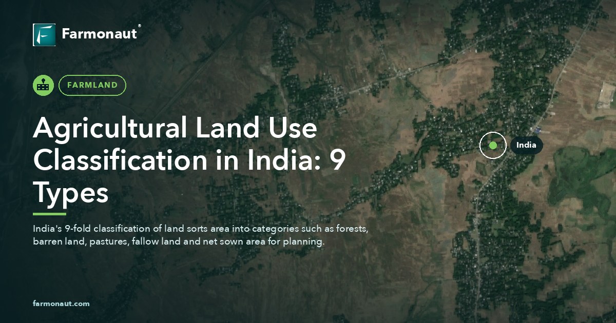 Agricultural Land Use Classification In India: 9 Types