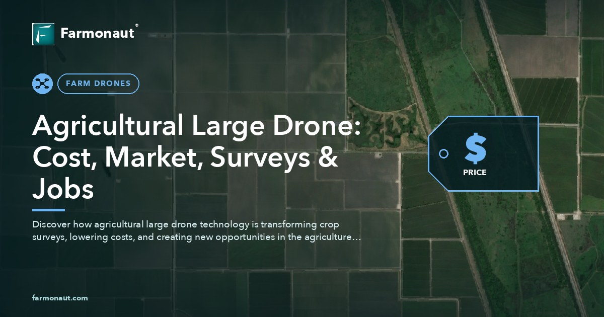 Agricultural Large Drone: Cost, Market, Surveys &Amp; Jobs